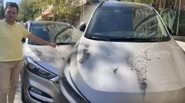 Asitli saldırı! Sabah aracını görünce şoke oldu