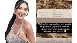 Dilan Polat mektupla cezaevi günlerini anlattı! 