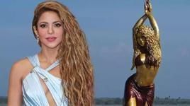 Ünlü şarkıcının onuruna devasa heykel!