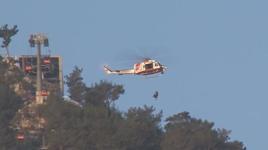 600 metrede yükseklikte kurtarma çalışmaları sürüyor: Bebeğin kurtarılma anı böyle görüntülendi