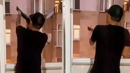 Sosyal medyada paylaştı, yakalandı! Pencereden pompalı tüfekle rastgele ateş