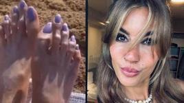 'Çağla Şıkel'in ayakları' görüntüsü gündem oldu! Ünlü modelden cevap geldi