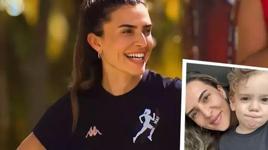 Merve Aydın ve oğlunun kavuşma anları gündem oldu 