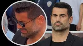 Volkan Demirel gözyaşlarına hakim olamadı! Babasını son yolculuğuna uğurladı