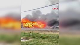 Bolu'da yayla evi, yangında küle döndü