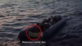 Ölüme terk edilen göçmenler böyle kurtarıldı