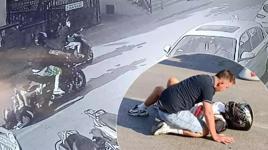 Tek teker şov öldürüyordu! Görüntüler Antalya'dan