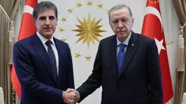 Cumhurbaşkanı Erdoğan, IKBY Başkanı Barzani'yi kabul etti