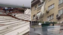 İstanbul yağış ve fırtınaya teslim: Çatılar uçtu, felaketten dönüldü