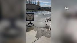 ABD'nin Kaliforniya eyaletinde deprem! O anlar kameraya yansıdı