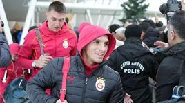 Galatasaray'a Sivas'ta coşkulu karşılama!