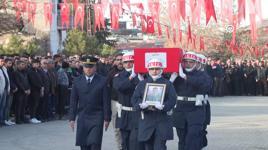Şehit Astsubay Kıdemli Çavuş Hüseyin İpek son yolculuğuna uğurlandı