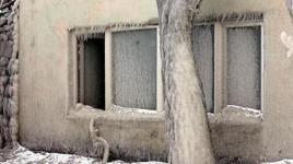 Türkiye'de Eskimo hayatı! Her yeri buz kapladı: Ağlayarak dondu
