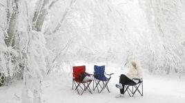 'Trakya'nın Uludağ'ı! Kar yağışı ile birlikte akın ettiler