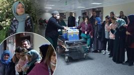 18 yaşındaki kızlarının organlarını el sallayarak uğurladı