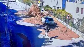 Bodrum’da ana su hattı bomba gibi böyle patladı