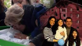 Kartalkaya'daki yangında ölen çift ile 2 çocuğu toprağa verildi