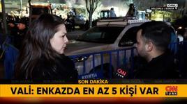 Konya'da çöken binadan yaşayan kişi olay anını anlattı