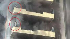 Yer: Antalya! 9 katlı otel inşaatında yangın