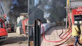 Tuzla'da fabrikada yangını!