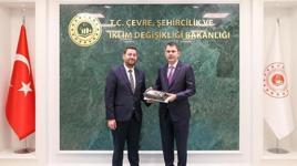 TİP'li Samandağ Belediye Başkanı'ndan Bakan Kurum'a teşekkür ziyareti