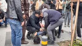 Mecidiyeköy'de gözaltına alınan kişinin üzerinden makas çıktı