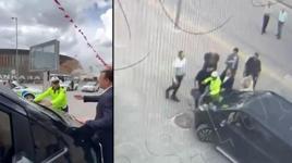 Ankara'da soruşturma başlatan görüntü! CHP'li vekilin şoförü, polisin üzerine araç sürdü iddiası