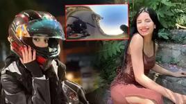 Fenomen motorcu Saniye'nin ölüme gidişi kask kamerasında