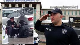 Yaralı öğrenciyi şemsiye ile yağmurdan korumaya çalışan polis o anları anlattı