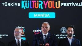 Bakan Mehmet Nuri Ersoy Türkiye Kültür Yolu Festivali'nin açılışına katıldı