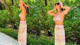 Hadise soluğu Maldivler'de aldı! Bikinili pozlarını Instagram'dan peş peşe paylaştı