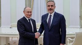 Son dakika! Moskova'da kritik zirve! Putin, Dışişleri Bakanı Hakan Fidan'ı kabul etti