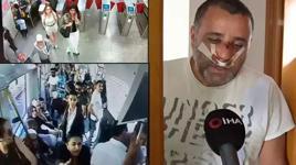 Marmaray'da darp olayından yeni görüntüler! Babadan şikayetçi olan kadının ifadesi ortaya çıktı