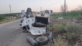 Diyarbakır'da feci kaza: Otomobil taklalar attı, 1 ölü, 4 yaralı