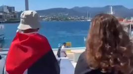 Savaştan kaçarken protestoyla karşılandılar: Güney Kıbrıs’ta İsraillilere 'Özgür Filistin' tepkisi!