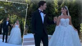 Merve Dinçkol ile Feyyaz Şerifoğlu evlendi! Hande Erçel horon oynadı