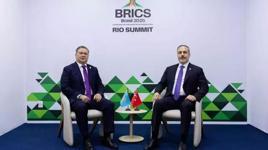 Dışişleri Bakanı Hakan Fidan, Kazak mevkidaşı Nurtleu ile bir araya geldi