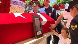 Şehit Piyade Komando Astsubay Kıdemli Çavuş Fikret Mangura son yolculuğuna uğurlandı