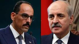 Numan Kurtulmuş ile İbrahim Kalın arasındaki görüşme başladı