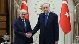 Cumhurbaşkanı Erdoğan, Bahçeli'yi kabul etti