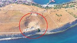 Perinthos Antik Kenti'nde ortaya çıkarılan tiyatronun, dörtte biri kazıldı