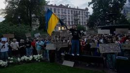 Ukrayna'da yolsuzlukla mücadele kurumlarının yetkisini kısıtlayan yasa protesto edildi