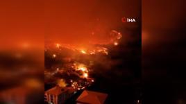 Bursa’da orman yangını Karahıdır Mahallesi’ne ulaştı
