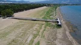 Bir dönem deniz otobüsleri yanaşıyordu! Sular çekilince gün yüzüne çıktı