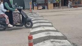 Elektrik hattı korunsun diye yapılan kasis, motosikletliyi hastanelik etti