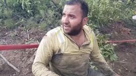 Karabük'te orman yangını! Alevlerin arasında kalmaktan son anda kurtarıldı, sorduğu ilk şey yürek burktu