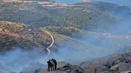 Marmara Adası'ndaki orman yangınına müdahale sürüyor