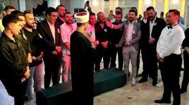 Damada ölmeden cenaze töreni yapıldı