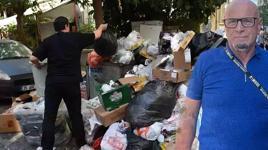 İzmir'de çöp yığınları tepkiye neden oldu