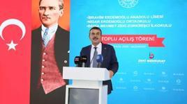 Bakan Tekin, Gaziantep'te toplu okul açılışı töreninde konuştu